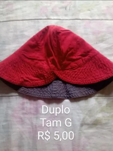 Chapéu dupla face infantil