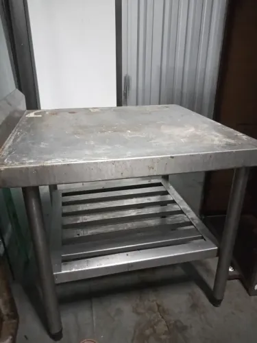 Mesa Aço Inox 304, resistente ,Reforçada c/ Grade 