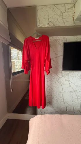 Vestido vermelho Zara