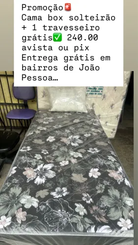 Cama box solteirão