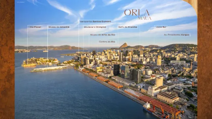 Unidades Studio com Vista Para Baía de Guanabara ! ( Porto Maravilha, lançamento 2025 )
