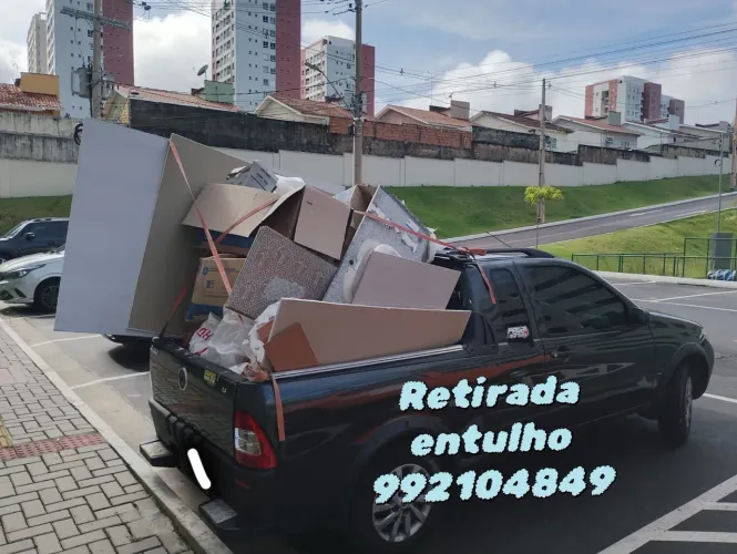 Retirada entulho
