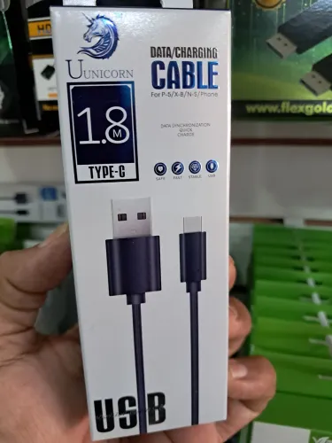 Cabo USB Tipo-C UUNICORN - Carregamento e Dados