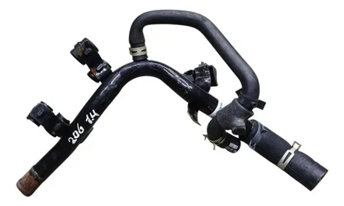 Mangueira Tubo Agua Motor 206 1.4 Sw 2005 2006 2007 Preto