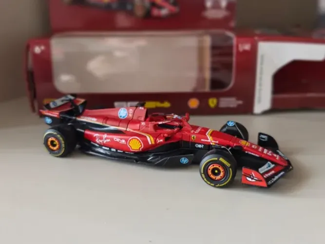 Carrinho de Controle Remoto Shell - Ferrari SF24 F1