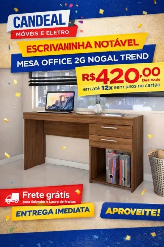 PROMOÇÃO ESCRIVANINHA - FRETE GRATIS SALVADOR, LAURO E SIMOES FILHO!!!