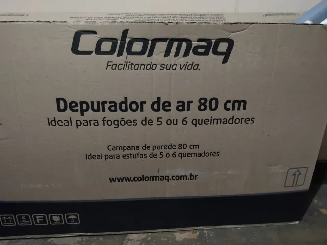 Depurador para fogão de 5 ou 6 bocas (80cm)