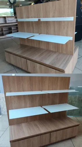 10 móveis loja prateleira modular