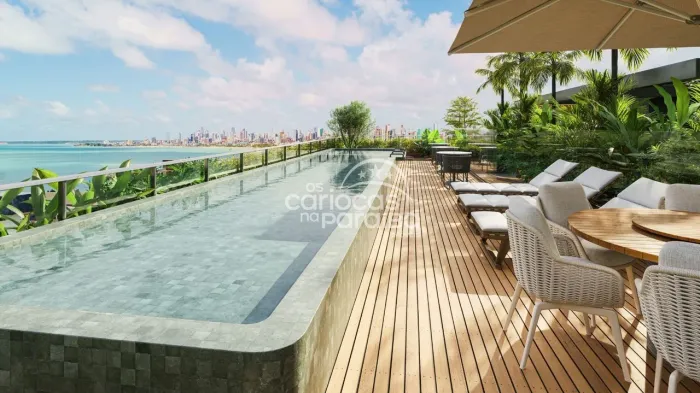 Flat com 1 dormitório à venda, 19 m² por R$ 335.000,00 - Jardim Oceania - João Pessoa/PB