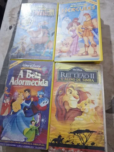 fita de video k7 desenho. originais. valor unitário