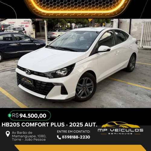 Hyundai HB20S Comfort Plus 1.0 TB Flex 12V AUT 2025