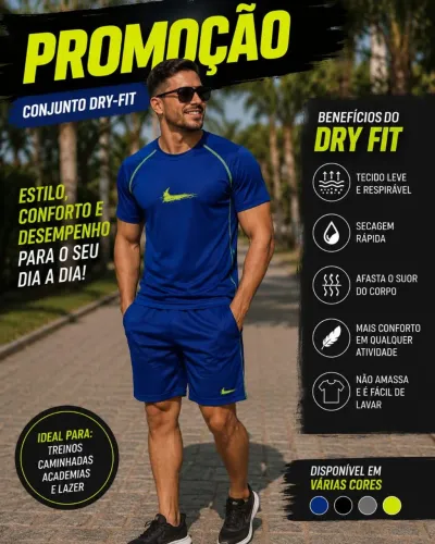 conjuntos dry fit do p ao gg atacado e varejo 