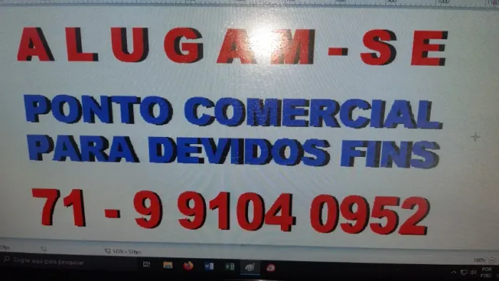 Alugo  Ponto Comercial   no  Trobogy