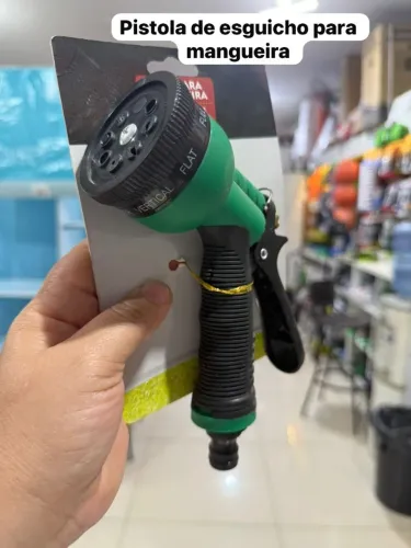 PISTOLA DE ÁGUA PARA MANGUEIRA AJUSTÁVEL JARDIM E LAVAGEM