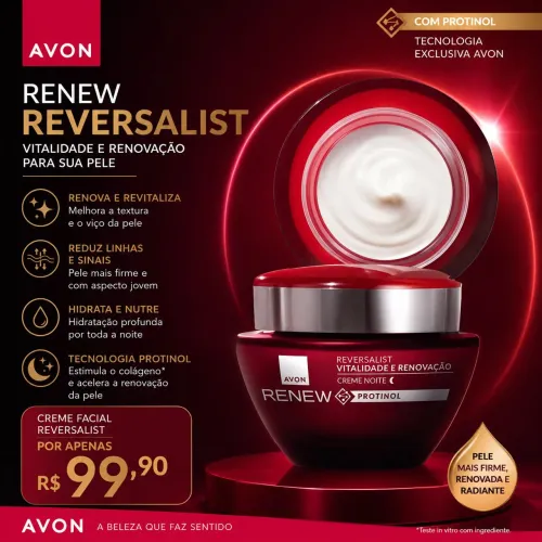 Creme facial renew Avon