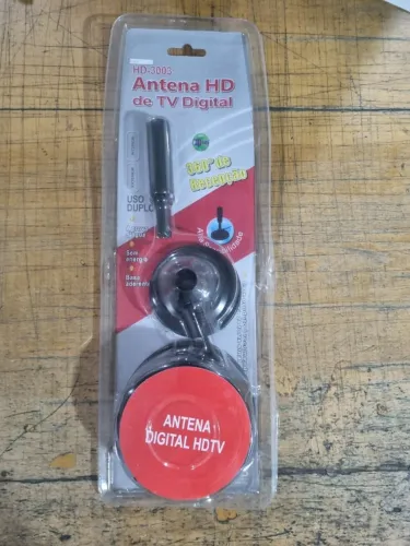 Antena Hd De Tv Digital Rt-3003 Uso Duplo Cabo De 4,mts