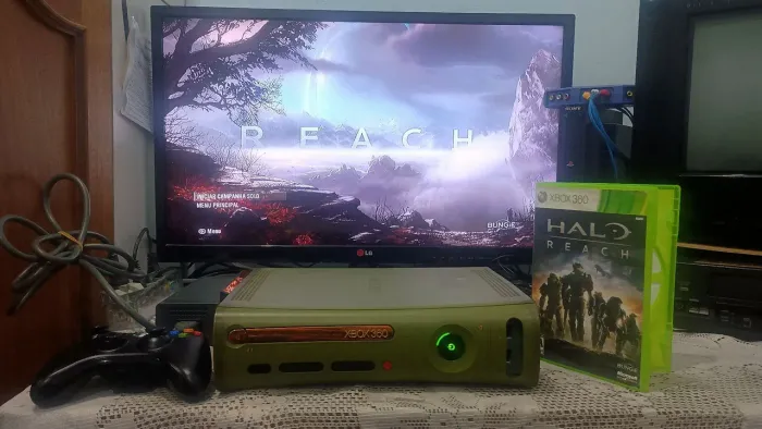 Xbox 360 Fat Elite Edição Halo 3 Bloqueado