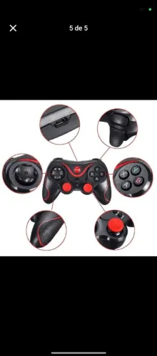 Controle GamePad Sem Fio Para Celular Pc Bluetooth Gamepad Joystick