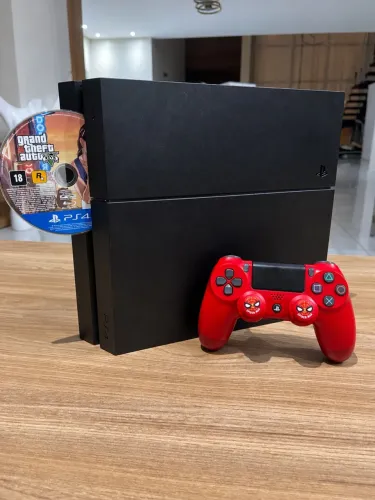 PS4 FAT| Controle original + GTA V + RED DEAD REDEMPTION 2