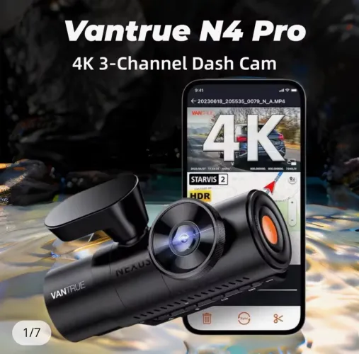 Câmera automotiva Vantrue N4 pro Nova