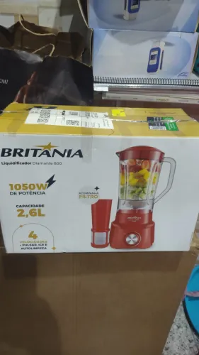 Liquidificador britania diamante 800 1050w 2,5 litros