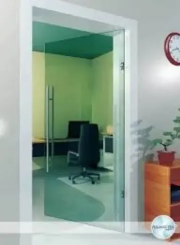 VIDRO - 2135 X 750- PARA PORTA GIRO VIDRO VERDE TEMPERADO 8MM