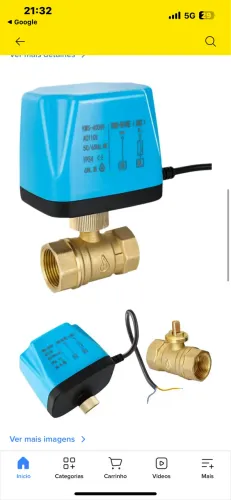 Atuador Elétrico para Válvula de Água Automática