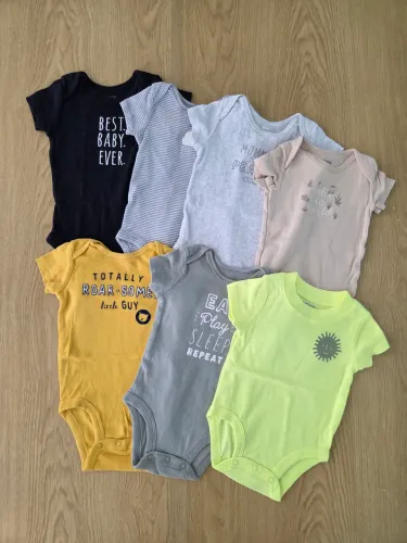 Lote - Body Carters - Enxoval de Menino - 3M
