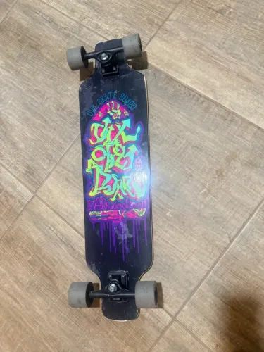 Skate Longboard Owl Pró Montado Speed 70mm 90a Alumínio