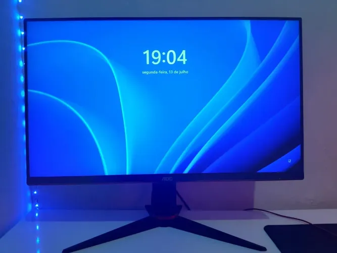 Monitor Gamer Aoc Hero full hd 27 polegadas 144hz Ips 0.5ms Amd Freesync e G-sync