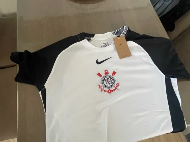 Camiseta Corinthians tamanho G slim