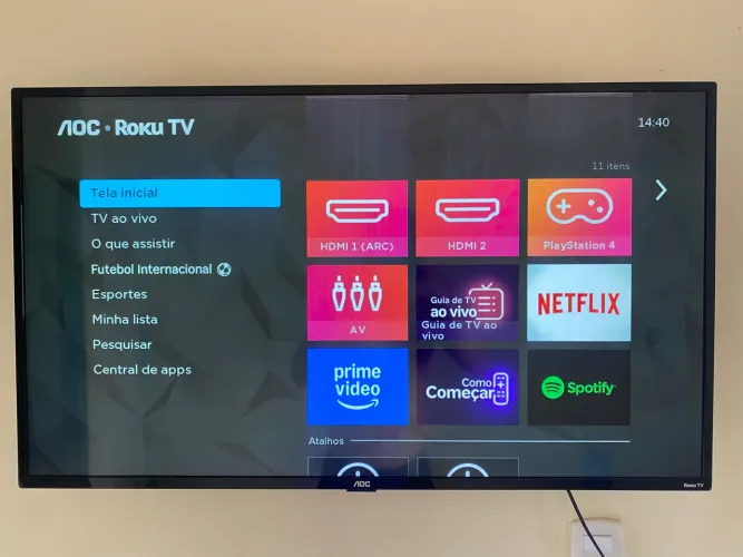 Vende-se tv roku 43 polegadas