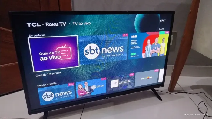 TV TCL ROKU FULL HD WI-FI CONTROLE POR CELULAR 