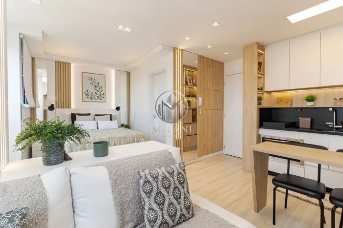 Apartamento Studio de Luxo no 18º Andar New Life Curitiba