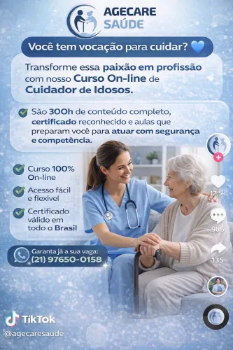 CURSO DE CUIDADOR DE IDOSOS 