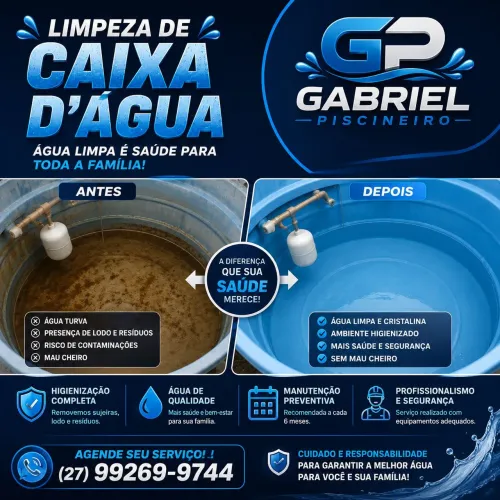 Limpeza de caixa d'água