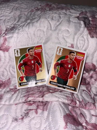 Vendo figurinha do Cristiano Ronaldo Legend: Ouro e Bronze, Fifa World Cup 2026.