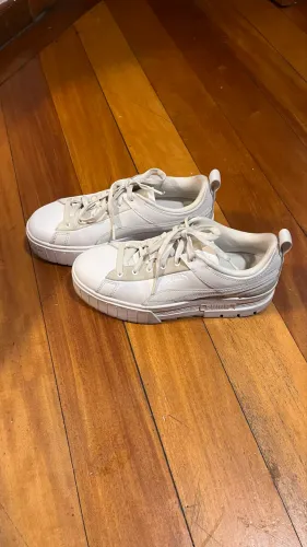 Tênis PUMA plataforma 37 branco/bege
