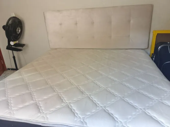 Cama super king Herval completa com cabeceira