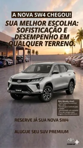LOCAÇÃO DE VEÍCULOS 4X4. ALUGUEL DE CARRO 4X4