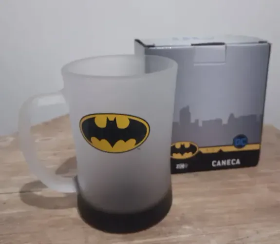 Caneca de Vidro Batman 650 ml - Dc Comics