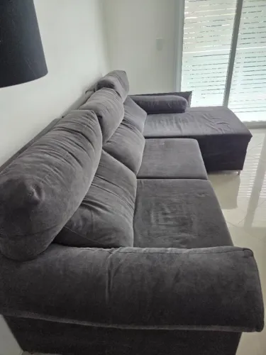 Sofa Retrátil reclinável Cinza
