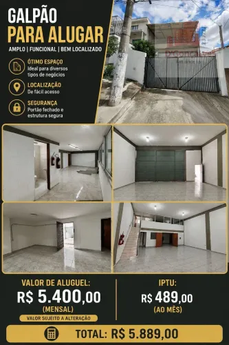 Sala para Locação em Taboão, São Bernardo do Campo | 150m²