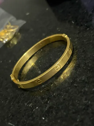 Bracelete ouro 18k modelo Cartier