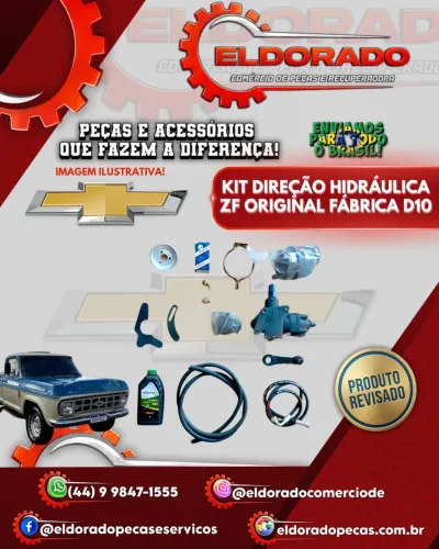 Kit Direção Hidráulica ZF Original de Fábrica para D10