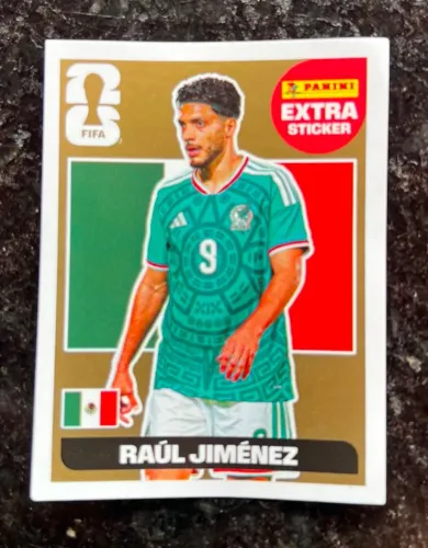 Figurinha Legend Raúl Jimenez / Ouro ORIGINAL