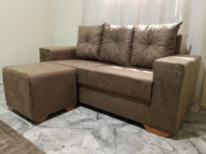 Sofá Novo 3 lugares a pronta entrega