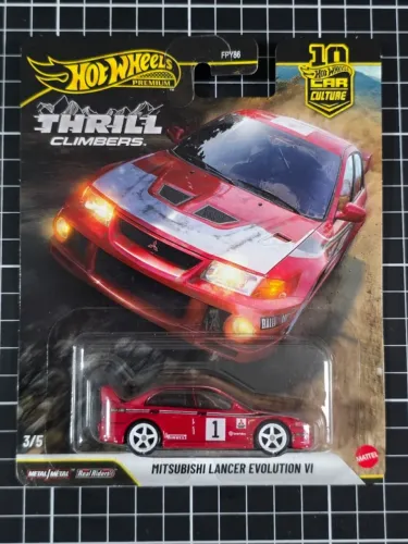 Mitsubishi Lancer Evolution VI Vermelho - Hot Wheels Premium