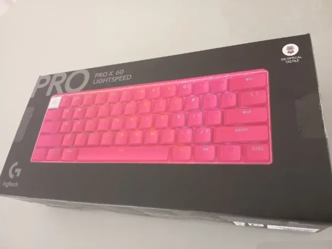 Teclado Sem Fio Mecânico Gamer Logitech G PRO X 60