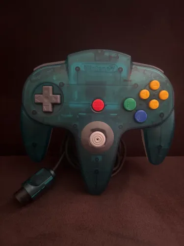 Controle Clear Blue - Nintendo 64